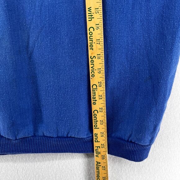 SCOTT LOWELL Sweatshirt Womens XL Dragon Hand Painted Collared 3/4 Sleeve Blue - Picture 14 of 14